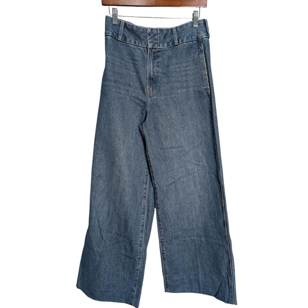 Express Indigo Wide Leg Jeans